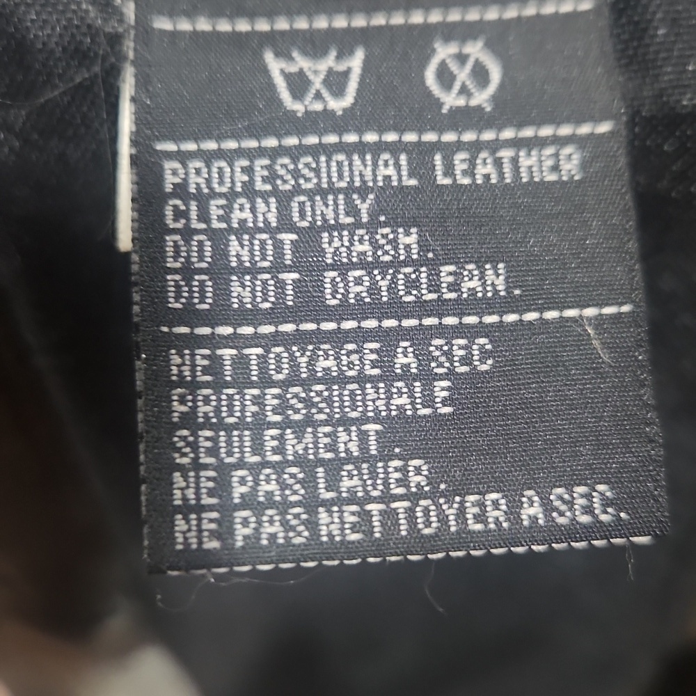 Harley Davidson Women's Black Leather Chaps. Womens XS - Picture 4 of 8